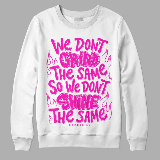 Dunk Low GS “Active Fuchsia” DopeSkill Sweatshirt Grind Shine Graphic Streetwear - White