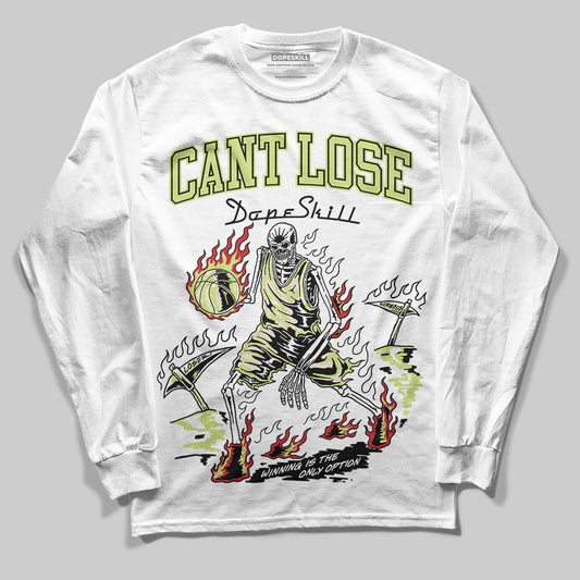 Jordan 5 “Luminous Green” DopeSkill Long Sleeve T-Shirt Cant Lose Graphic Streetwear - White