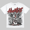 Jordan 13 “Dune Red” DopeSkill Oversize Print T-Shirt Heartless Graphic Streetwear