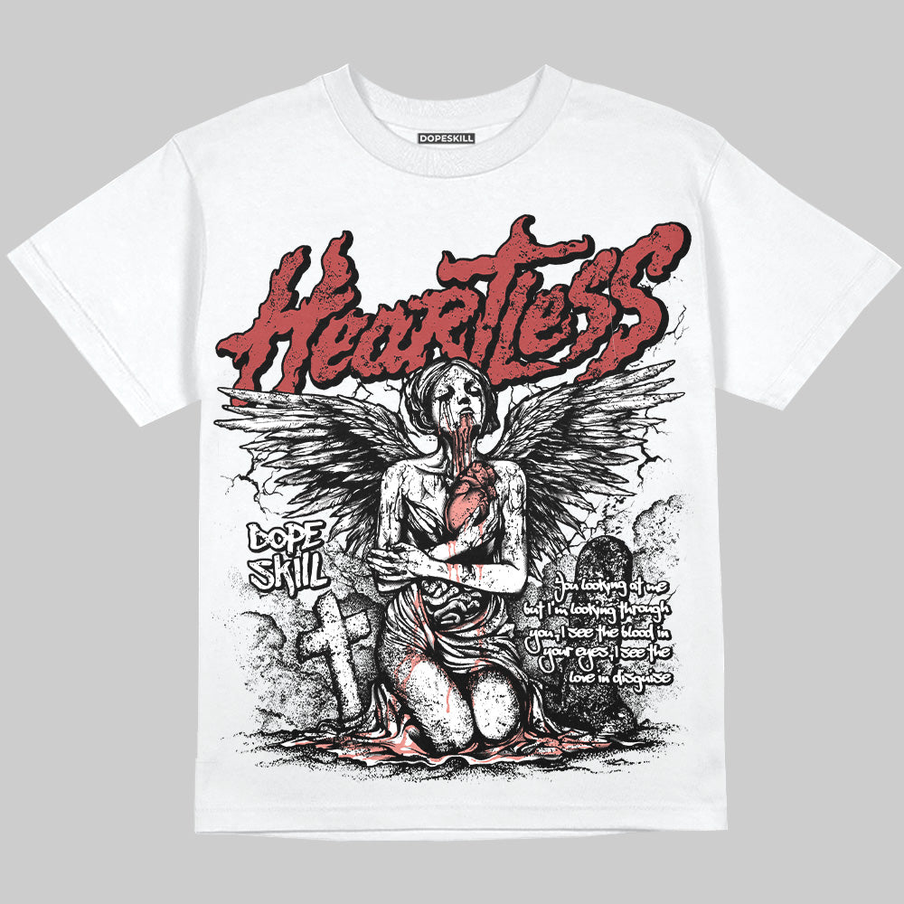 Jordan 13 “Dune Red” DopeSkill Oversize Print T-Shirt Heartless Graphic Streetwear