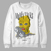 Jordan 6 “Yellow Ochre” DopeSkill Sweatshirt Money Talks Graphic Streetwear - White