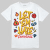 Yellow Sneakers DopeSkill T-Shirt Let 'em Hate Graphic Streetwear - White