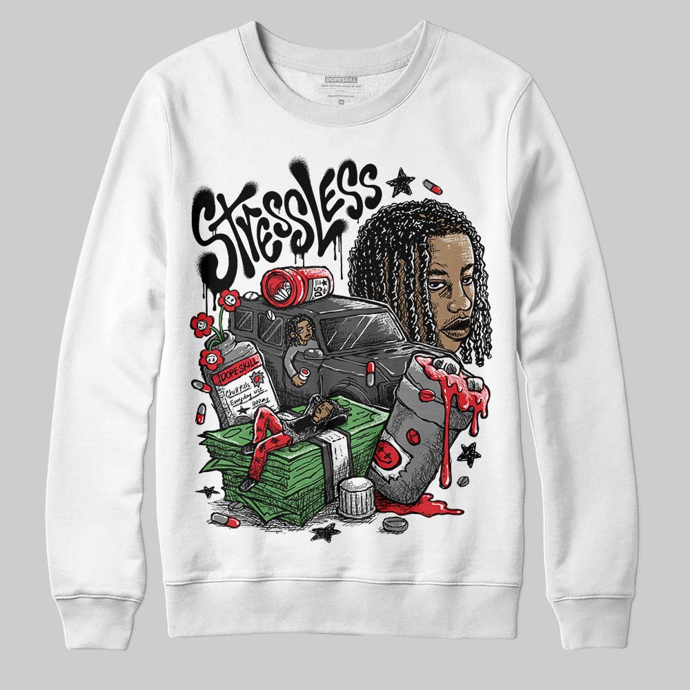 Jordan 10 Retro Shadow (2025) DopeSkill Sweatshirt Stressless Graphic Streetwear - White