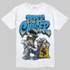 Royal Blue Sneakers DopeSkill T-Shirt Paper Chaser Boy Graphic Streetwear - White