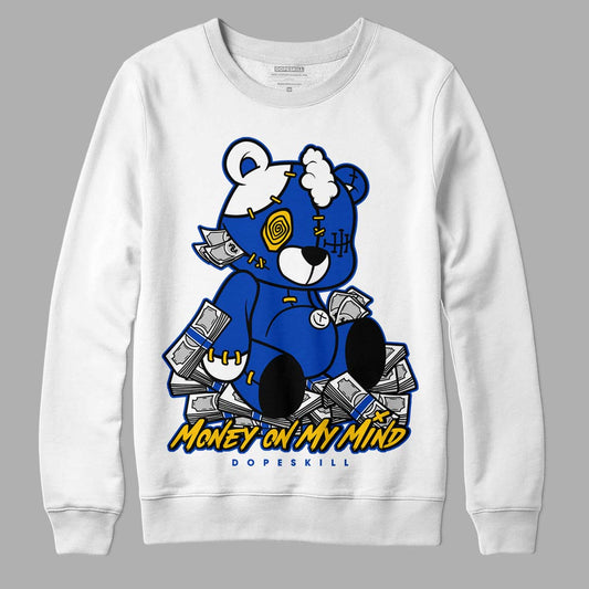 Jordan 14 “Laney” DopeSkill Sweatshirt MOMM Bear Graphic Streetwear - White