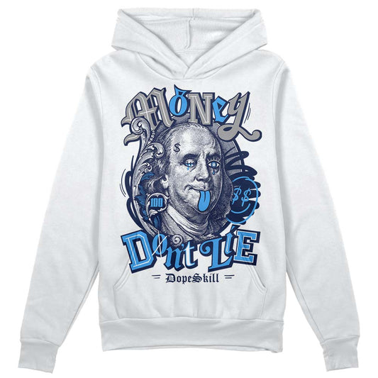 Jordan Spiz’ike Low “White/Obsidian” DopeSkill Hoodie Sweatshirt Money Don't Lie Graphic Streetwear - WHite