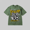 Distorted Realms DopeSkill Premium T-shirt Streetwear - Moss