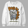 Jordan 5 "Olive" DopeSkill Sweatshirt Paid In Full Graphic Streetwear - White