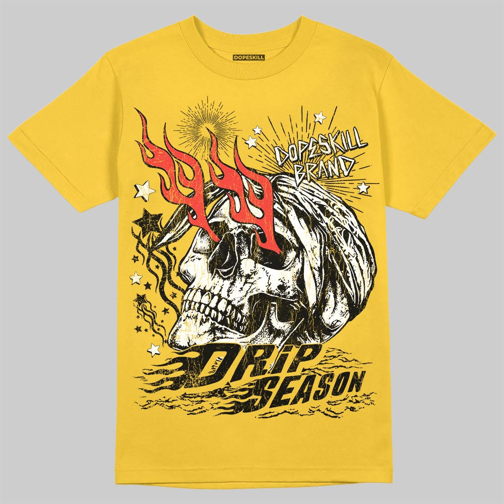 Jordan 4 Thunder DopeSkill T-Shirt Drip Season Graphic Streetwear - Daisy