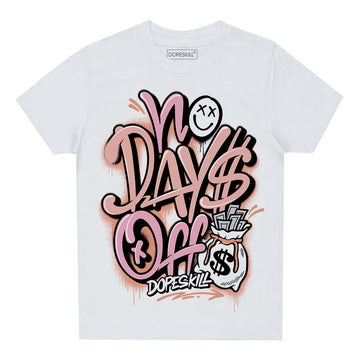 Jordan 11 Low “Legend Pink” DopeSkill Toddler Kids T-shirt No Days Off Graphic Streetwear - White