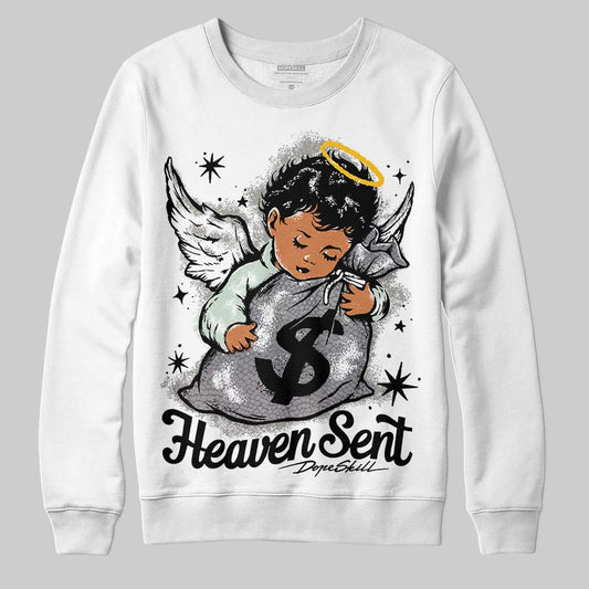 Jordan 1 Retro Low OG Year of the Snake (2025) DopeSkill Sweatshirt Heaven Sent Graphic Streetwear - White 