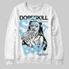 Vans Knu Stack Vintage Satin Dream Blue DopeSkill Sweatshirt Stay It Busy Graphic Streetwear - White