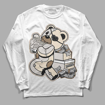 Jordan 5 SE “Sail” DopeSkill Long Sleeve T-Shirt Bear Steals Sneaker Graphic Streetwear - White 