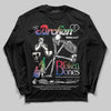 Jordan 11 Retro 285 Atlanta DopeSkill Long Sleeve T-Shirt Broken Bones Graphic Streetwear - Black
