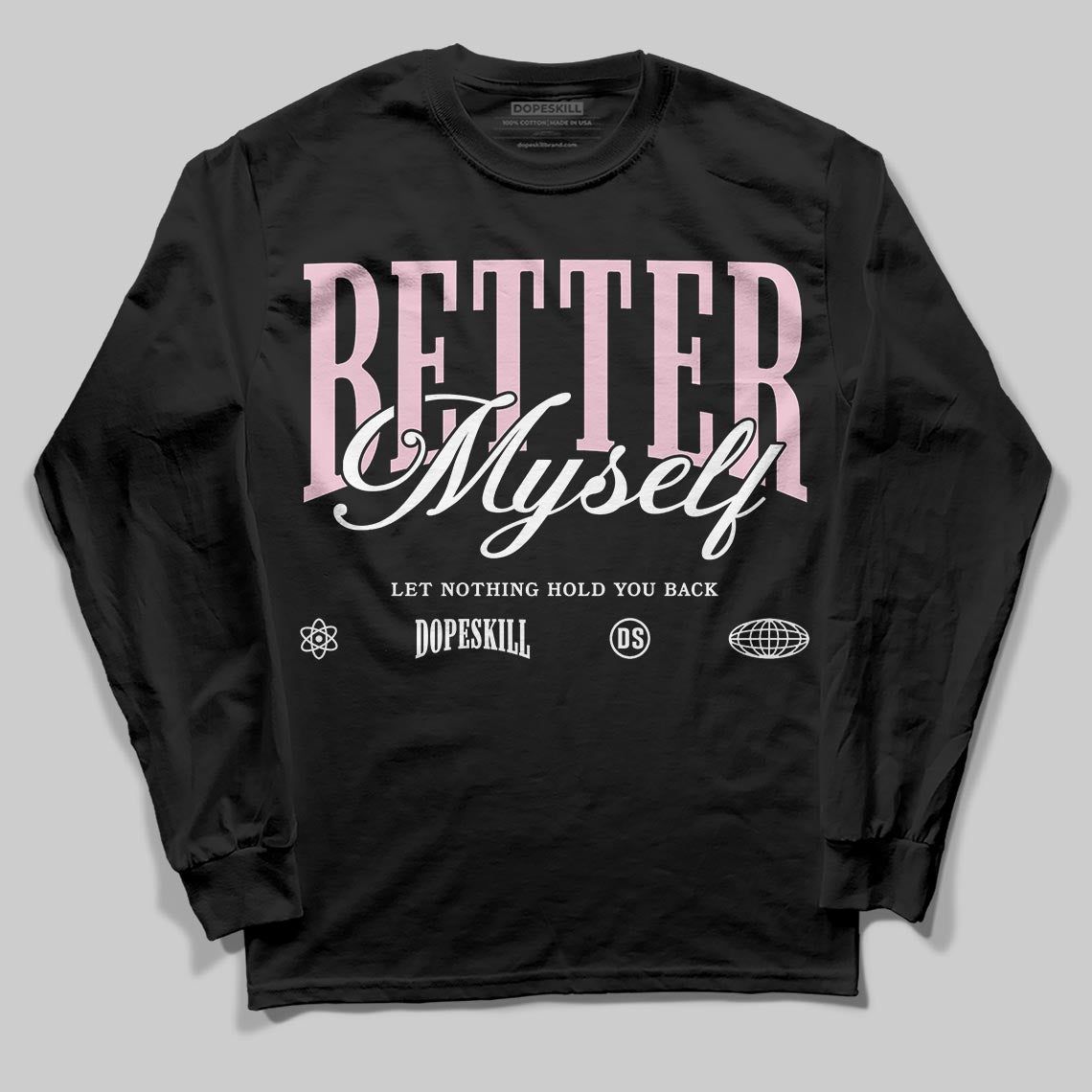 Jordan 5 OG “35th Anniversary” DopeSkill Long Sleeve T-Shirt Better Myself Graphic Streetwear - black