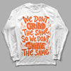 MSCHF Super Normal 2 Orange Milk DopeSkill Long Sleeve T-Shirt Grind Shine Graphic Streetwear - White