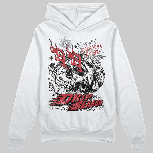 Jordan 1 Low OG "Chicago" DopeSkill Hoodie Sweatshirt Drip Season Graphic Streetwear - White
