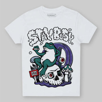 Jordan 5 OG “Grape” DopeSkill Toddler Kids T-shirt Stay Busy Graphic Streetwear - White