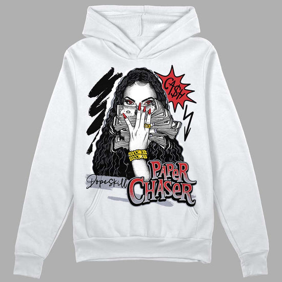 Jordan 4 “Bred Reimagined” DopeSkill Hoodie Sweatshirt NPC Graphic Streetwear - White