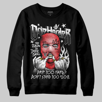 Black and White Sneakers DopeSkill Sweatshirt Drip Harder Graphic Streetwear - Black