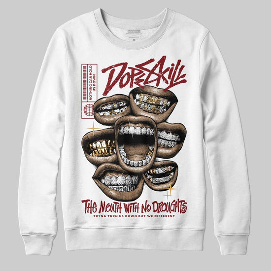 Dunk Low SE Sisterhood Sail Team Red W DopeSkill Sweatshirt The Mouth With No Droughts Graphic Streetwear - White