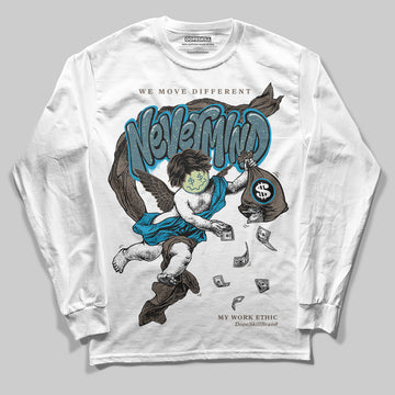 Jordan 3 GS “We Outside” DopeSkill Long Sleeve T-Shirt Nevermind Graphic Streetwear - White