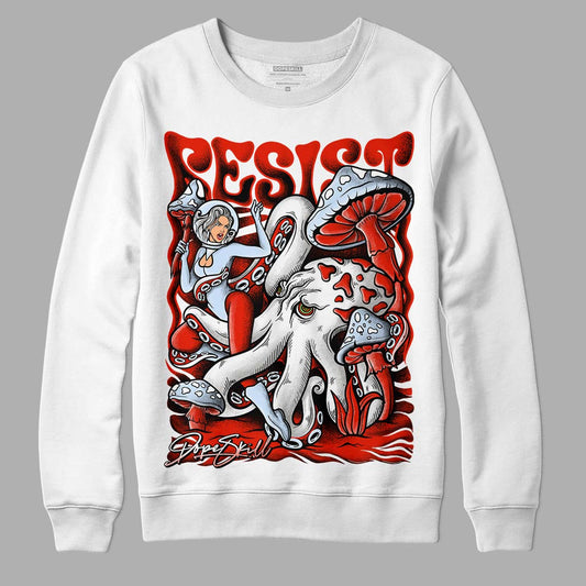 Jordan 6 Retro Toro Bravo DopeSkill Sweatshirt Resist Graphic Streetwear - White