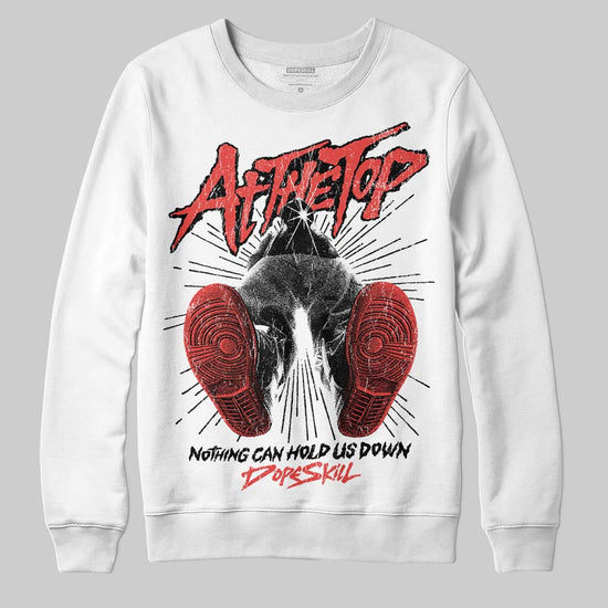 Red Sneakers DopeSkill Sweatshirt Nothing Can Hold US Down Graphic Streetwear - White