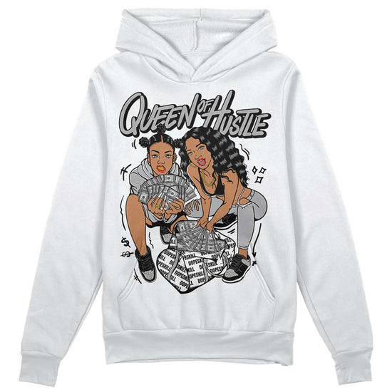 Jordan 1 Low OG “Shadow” DopeSkill Hoodie Sweatshirt Queen Of Hustle Graphic Streetwear - White