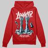 Red Sneakers DopeSkill Hoodie Loyalty Graphic Streetwear - Red