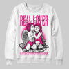 Jordan 1 Low GS “Fierce Pink” Dopeskill Sweatshirt Real Lover Graphic Streetwear - White