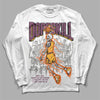 Jordan 1 Retro High OG Brotherhood DopeSkill Long Sleeve T-Shirt Thunder Dunk Graphic Streetwear - White 