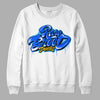 Royal Blue Sneakers DopeSkill Sweatshirt Rare Breed Type Graphic Streetwear - White