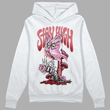 Valentine's Day Collection DopeSkill Hoodie Sweatshirt Stay High Graphic Streetwear - White 