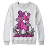 Jordan 4 GS “Hyper Violet” DopeSkill Sweatshirt MOMM Bear Graphic Streetwear - White