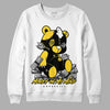 Jordan 4 Tour Yellow Thunder DopeSkill Sweatshirt MOMM Bear Graphic Streetwear - White