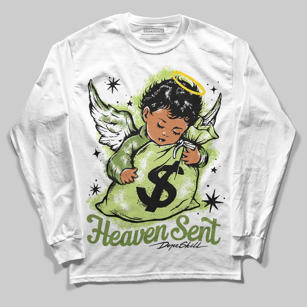 Dunk Low Pro SB 'Fruity Pack - Green Apple' DopeSkill Long Sleeve T-Shirt Heaven Sent Graphic Streetwear - White