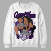 Jordan 12 “Field Purple” DopeSkill Sweatshirt Queen Of Hustle Graphic Streetwear - White