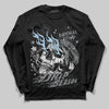 Jordan 5 Retro Wolf Grey (2026) DopeSkill Long Sleeve T-Shirt Drip Season Graphic Streetwear - Black