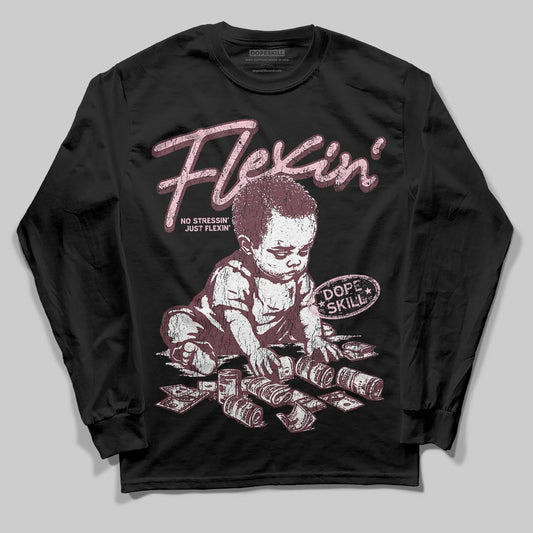 Asics Gel-Cumulus 16 "Port Royal" DopeSkill Long Sleeve T-Shirt Flexin' Graphic Streetwear - Black