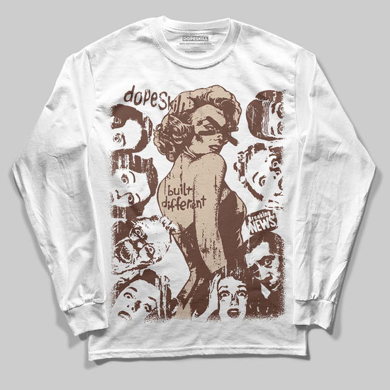 Harris Tweed x Wmns Dunk Low 'Sesame' DopeSkill Long Sleeve T-Shirt Built Different Graphic Streetwear - White 