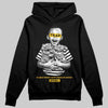 Yellow Sneakers DopeSkill Hoodie Scared Money Don't Make No Money Graphic Streetwear - black
