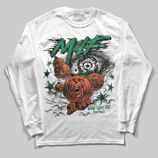 Green Sneakers DopeSkill Long Sleeve T-Shirt MILF Graphic Streetwear - White