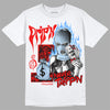 Jordan 11 Retro Cherry DopeSkill T-Shirt Drip'n Never Tripp'n Graphic Streetwear - White