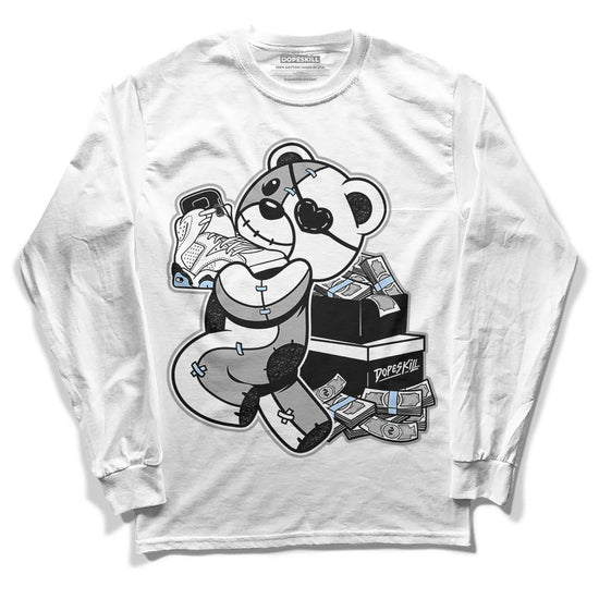 Jordan 6 “Reverse Oreo” DopeSkill Long Sleeve T-Shirt Bear Steals Sneaker Graphic Streetwear - White