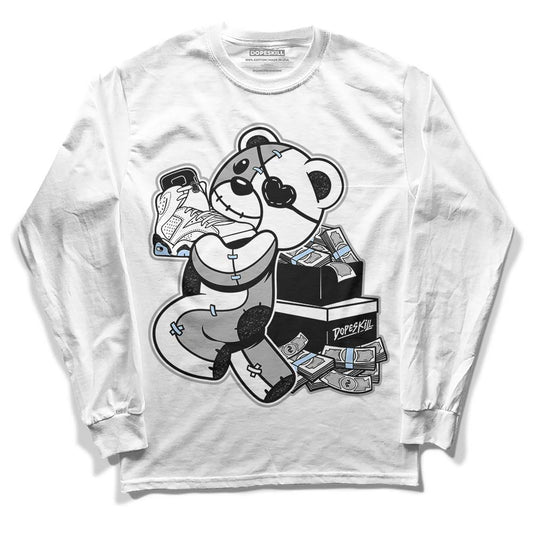 Jordan 6 “Reverse Oreo” DopeSkill Long Sleeve T-Shirt Bear Steals Sneaker Graphic Streetwear - White