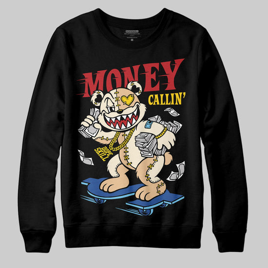 Jordan 17 Retro Low SP Infinite Archives DopeSkill Sweatshirt Money Callin' Graphic Streetwear - Black