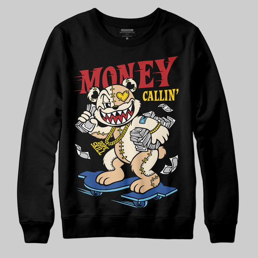Jordan 17 Retro Low SP Infinite Archives DopeSkill Sweatshirt Money Callin' Graphic Streetwear - Black