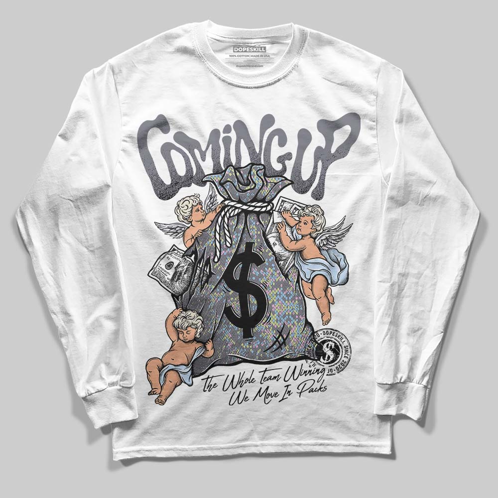 Jordan 11 Low CNY “Year of the Snake” DopeSkill Long Sleeve T-Shirt Money Bag Coming Up Graphic Streetwear - White