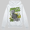 Neon Green Sneakers DopeSkill Hoodie Sweatshirt Keepin' It Real Graphic Streetwear - White